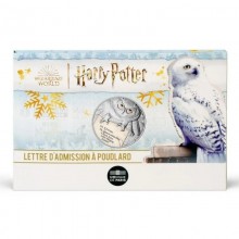 France 2022 50 euro silver coloured coin - Harry Potter*Hogwarts acceptance letter (BU)
