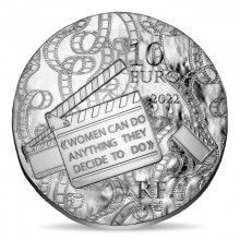 Prancūzija 2022 10 euro sidabrinė moneta - Grace Kelly (PROOF)