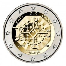 Germany 2023 2 euro coin - Charlemagne-King of the Franks and Holy Roman Emperor