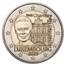 Luxembourg 2023 2 euro coin - 175th anniversary of the Luxembourg Parliament
