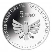 Vokietija 2022 5 euro spalvota kolekcinė moneta - Vabzdžių karalystė (BU)