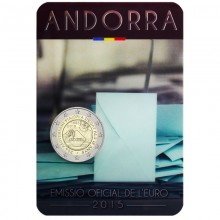Andora 2015 2 eurų proginė moneta - Balsavimo teisė (BU)