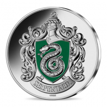Prancūzija 2022 10 euro sidabrinė spalvota moneta - Haris Poteris*Slytherin (BU)