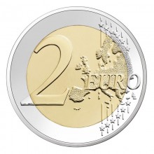 France 2016 2 euro coin - François Mitterrand