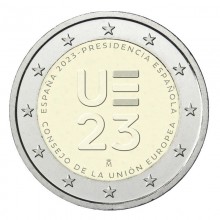 Ispanija 2023 2 euro proginė moneta - Pirmininkavimas ES taryboje
