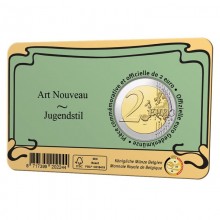 Belgium 2023 2 euro coincard - Art Nouveau (BU)