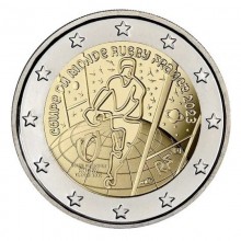 Prancūzija 2023 2 euro proginė moneta - Regbis
