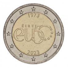 Ireland 2023 2 euro coin - 50 Years of European Union Membership