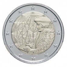 Belgium 2022 2 euro coin - Erasmus programme