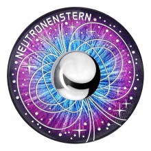Austrija 2023 20 euro sidabrinė kolekcinė spalvota moneta - Neutroninė žvaigždė (PROOF)