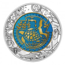 Austria 2023 25 euro silver/nobium colour coin - Global heating (BU)