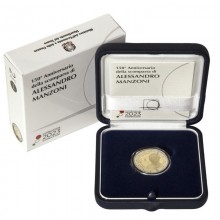 Italy 2023 2 euro coin - 150th anniversary of the death of Alessandro Manzoni (PROOF)