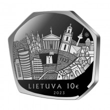 Lithuania 2023 10 euro silver coin in box - Vilnius-700 (PROOF)