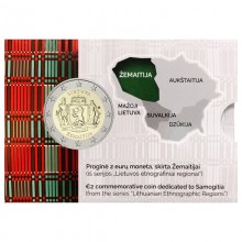 Lietuva 2019 2 euro proginė moneta - Žemaitija (BU)