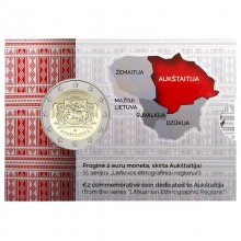 Lietuva 2020 2 eurų proginė moneta - Aukštaitija (BU)