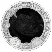 Austria 2023 3 euro colour coin - Anglerfish