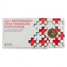 Portugal 2015 2 euro coincard - The 150th Anniversary of the Portuguese Red Cross (PROOF)