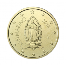 San Marino 2018 50 eurocent coin