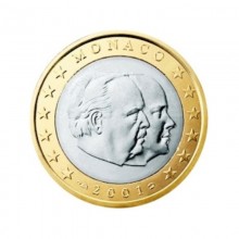 Monaco 2001 1 euro regular coin