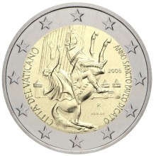 Vatican 2008 2 euro coin in folder - The Year of Saint Paul (BU)