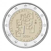 Suomija 2024 2 euro proginė moneta - Rinkimai ir demokratija