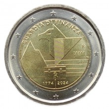Italy 2024 2 euro coin - Guardia di Finanza