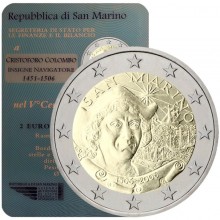 San Marinas 2006 2 eurų proginė moneta - Kristupas Kolumbas (BU)