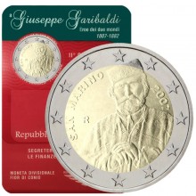 San Marinas 2007 2 euro proginė moneta - Giuseppe Garibaldi (BU)