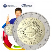 San Marinas 2012 2 euro proginė moneta - TYE (BU)