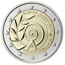 Graikija 2011 2 euro proginė moneta - Specialios Olimpinės žaidynės Atėnuose