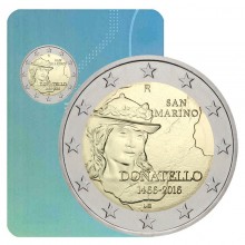 San Marinas 2016 2 euro proginė moneta - Donatelo (BU)