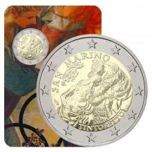 San Marinas 2018 2 euro proginė moneta - Tintoreto (BU)
