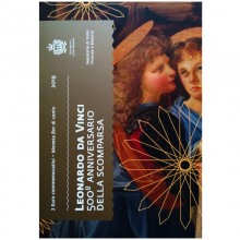 San Marino 2019 2 euro - 500th anniversary of the death of Leonardo da Vinci (BU)