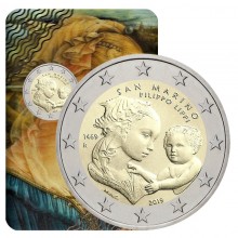 San Marinas 2019 2 eurų proginė moneta - Filippo Lippi (BU)