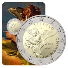 San Marinas 2020 2 euro proginė moneta - Giambattista Tiepolo 250-osios mirties metinės (BU)