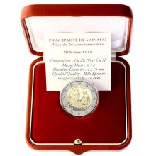 Monaco 2018 2 euro coin - 250th anniversary of the birth of François Joseph Bosio (PROOF)