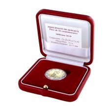 Monakas 2019 2 euro proginė moneta dėžutėje - Princas Honoré V (PROOF)