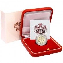 Monaco 2007 2 euro coin in box - 25th anniversary of the death of Princess Grace (BU)