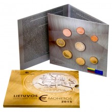 Lithuania 2015 euro coin set (BU)