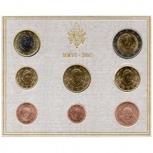 Vatican 2006 euro coin set (BU)