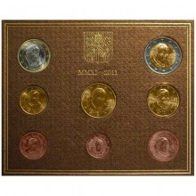 Vatikanas 2011 euro monetų rinkinys (BU)
