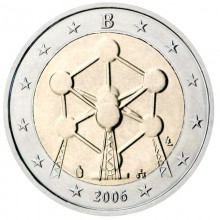 Belgija 2006 2 euro proginė moneta - Atomas