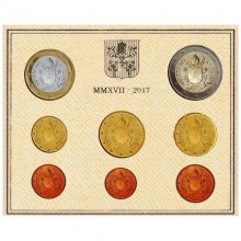 Vatikanas 2017 euro monetų rinkinys (BU)