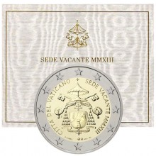 Vatican 2013 2 euro coin in folder - Sede Vacante MMXIII (BU)