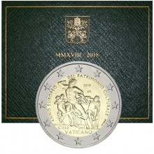 Vatikanas 2018 2 eurų proginė moneta - Kultūros paveldas