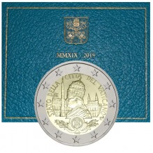 Vatikanas 2019 2 euro proginė moneta kortelėje - Vatikano miesto įkūrimas (BU)
