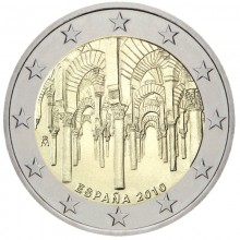 Ispanija 2010 2 euro proginė moneta - Kordobos istorinis centras