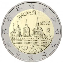 Ispanija 2013 2 euro proginė moneta - Lorenzo de El Escorial vienuolynas