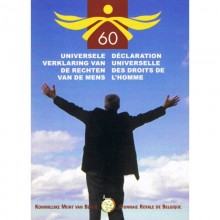 Belgium 2008 2 euro coincard - 60 years since the universal declaration of human rights (BU)